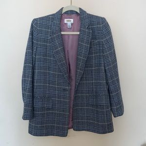 Talbots Dark Plaid Women’s Petites Blazer